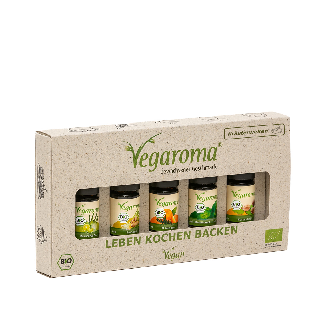 Geschenkset bio Vegaroma Kräuterwelten