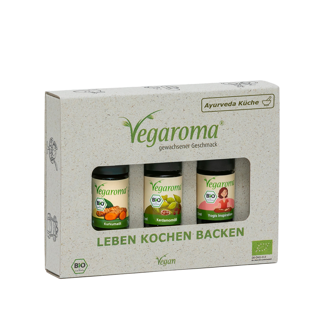 Geschenkset bio Vegaroma Ayurveda Küche